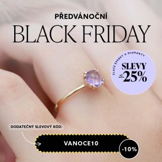 ✨ Black Friday je tady! Předvánoční radost může začít — využij slevový kód VANOCE10 a dopřej sobě i svým dárkům extra...